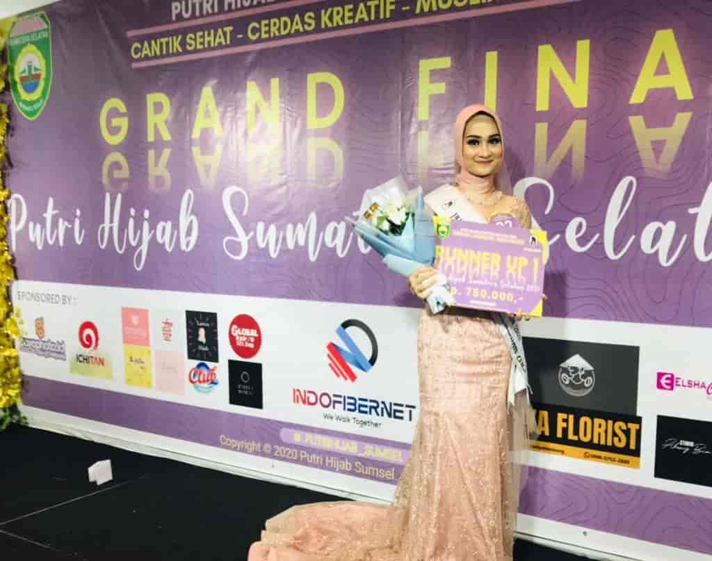 Ayesha Wakili Sumsel di Ajang Putri Hijab Indonesia 2021