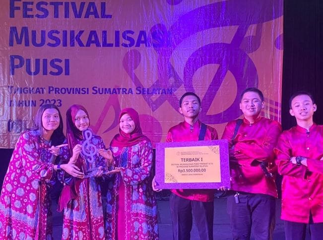 Tim Musikalisasi SMAN 17 Palembang Wakili Sumsel ke Nasional